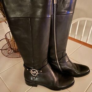 Michael Kors tall leather boots